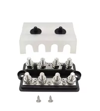 Bara de conexiune Busbar, 150A, 48V, 4P-4P, M10