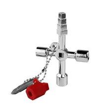 Cheie multifunctionala tablouri electrice, instalații tehnice, 4 capete