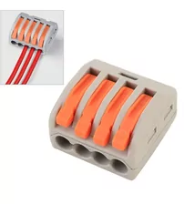 Conector rapid cabluri electrice, 4 pini, PCT-214, set 10buc