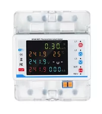 Contor energie smart meter TUYA, trifazat, bidirectional, panouri fotovoltaice 80A