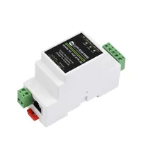 Convertor serial Waveshare DIN Rail RS485 la RJ45, cu funcție POE, IoT Gateway