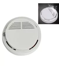 Detector fum si alarma incendiu, wireless, Alb