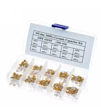 Kit 300buc condensatori ceramici, Multistrat, 10 valori, 50V