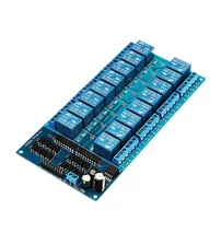 Modul releu 5V 16 canale, optocuplor, 10A 250V