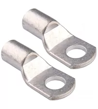 Papuc cupru stanat neizolat, cu gaura, 50mm-M10, set 2 buc