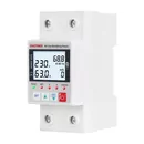 Releu Sinotimer, Wifi Tuya protectie supratensiune, subtensiune, contor energie, 63A