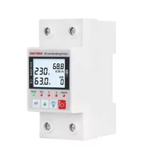 Releu Sinotimer, Wifi Tuya protectie supratensiune, subtensiune, contor energie, 63A