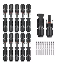 Set 10 conectori mufa MC4 pentru panouri fotovoltaice, 1000V