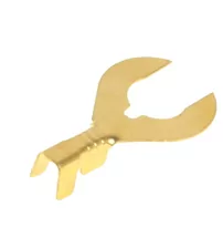 Set 100buc conectori auto cupru, latime 5.0mm, neizolat, pentru fir de 1-2.5mm2