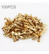 Set 100buc papuci auto 2.8mm cupru, neizolat, mama, pentru fir de 3-5mm2