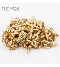 Set 100buc papuci auto 6.3mm neizolat, mama, pentru fir de 3-5mm2