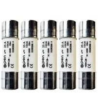 Siguranta fuzibila gPV curent continuu Open, 10x38mm, 25A, set 5 buc