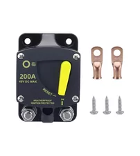 Siguranta resetabila curent continuu, terminale incluse, protectie IP65, 12-48V, 200A 