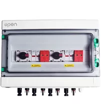 Tablou electric echipat complet panouri fotovoltaice, Open, 2 stringuri, IP65