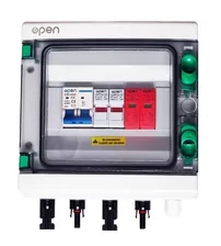 Tablou electric echipat complet panouri fotovoltaice, Open, MCB, 1 string, IP65