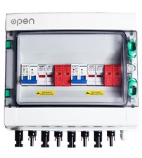 Tablou electric echipat complet panouri fotovoltaice, Open, MCB, 2 stringuri, IP65