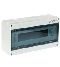 Tablou electric montaj aparent, 18 module, Open, IP65