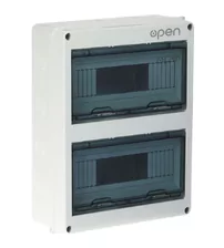 Tablou electric montaj aparent, 24 module, Open, IP65