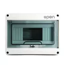 Tablou electric montaj aparent, 8 module, Open, IP65