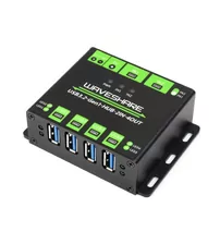 Waveshare USB 3.2 HUB, 4 porturi, comutator dual host, 23929